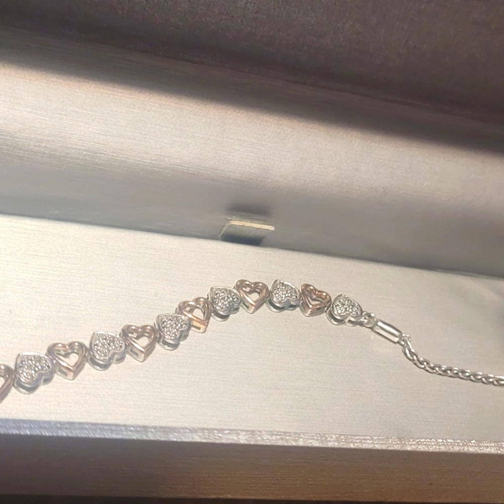 Kays Rose gold and diamond Bracelet